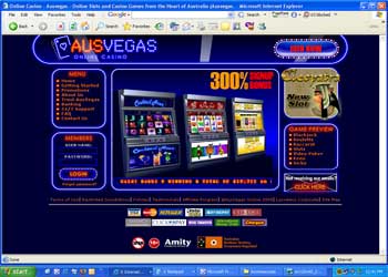 AusVegas Casino Screenshot