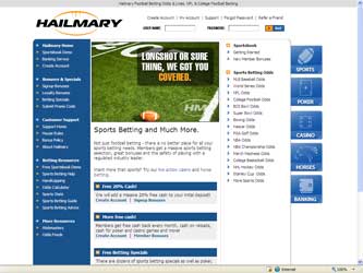 Hailmary Sportsbook and Casino Screenshot