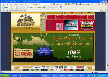 Lake Palace Casino Screenshot