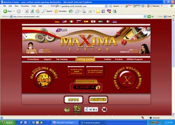 Maxima Casino Screenshot