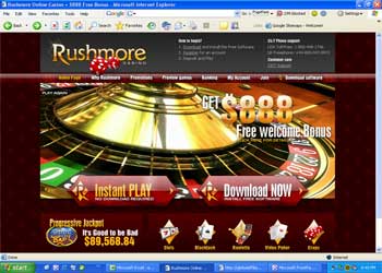 Rushmore Casino Screenshot