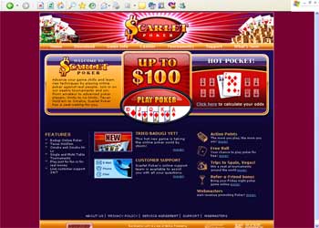 Scarlet Poker Room Screenshot