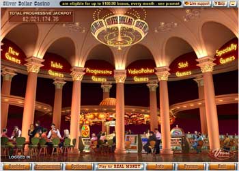 Silver Dollar Casino Screenshot