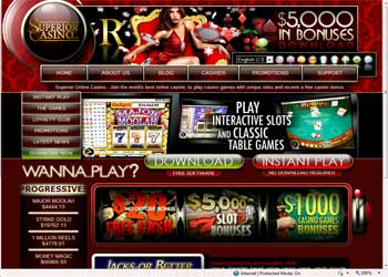 Superior Casino Screenshot