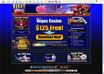 Vegas Casino Online Screenshot