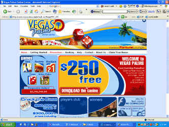 Vegas Palms Casino Screenshot