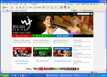 Wild Jack Casino Screenshot