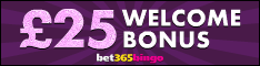 Visit Bet 365 Bingo for a Free 25 Bonus
