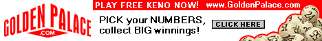 Play Keno for Free or Real at Golden Palace Casino