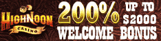 High Noon Casino has all the Best Slots, Blackjack and all other Casino Games!