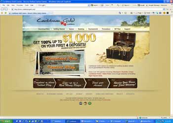 Caribbean Gold Casino Screenshot