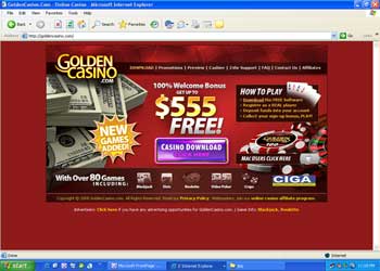 Golden Casino Screenshot