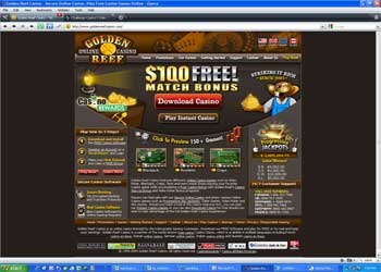 Golden Reef Casino Screen Shot