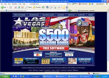 Las Vegas USA Casino Screenshot