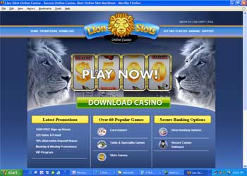 Lion Slots Casino Screenshot