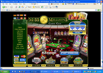 Miss Millions Casino Screenshot