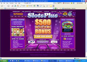 Slots Plus Casino Screenshot