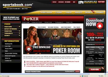 Sportsbook Poker Room Screenshot